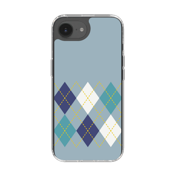 Slim Protection Case［ Nordic Argyle - Blue ］