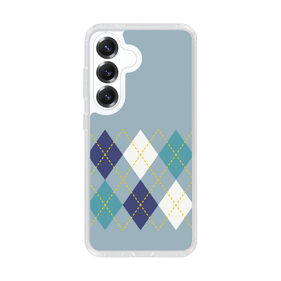 Slim Protection Case［ Nordic Argyle - Blue ］