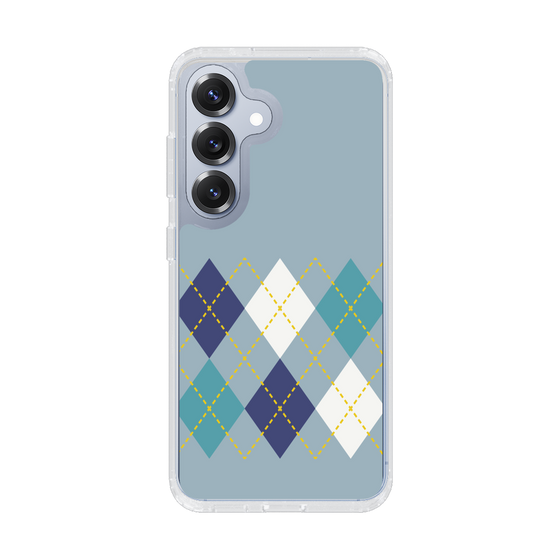 Slim Protection Case［ Nordic Argyle - Blue ］