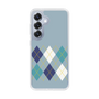 Slim Protection Case［ Nordic Argyle - Blue ］