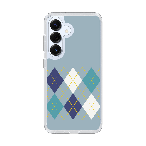 Slim Protection Case［ Nordic Argyle - Blue ］