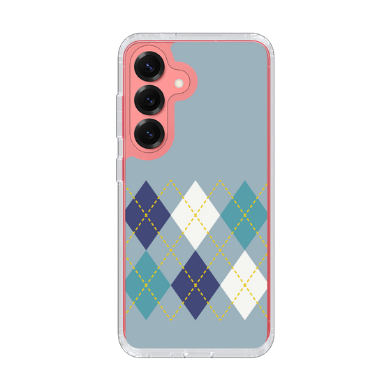 Slim Protection Case［ Nordic Argyle - Blue ］
