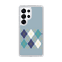 Slim Protection Case［ Nordic Argyle - Blue ］