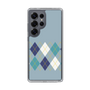 Slim Protection Case［ Nordic Argyle - Blue ］