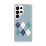 Slim Protection Case［ Nordic Argyle - Blue ］