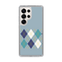 Slim Protection Case［ Nordic Argyle - Blue ］