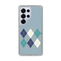 Slim Protection Case［ Nordic Argyle - Blue ］