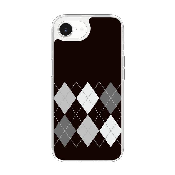 Slim Protection Case［ Nordic Argyle - Black ］