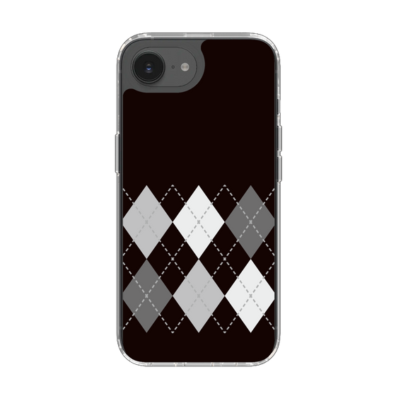 Slim Protection Case［ Nordic Argyle - Black ］