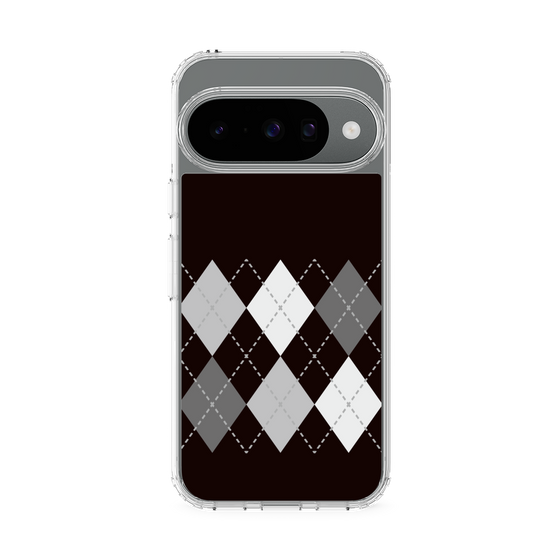 Slim Protection Case［ Nordic Argyle - Black ］
