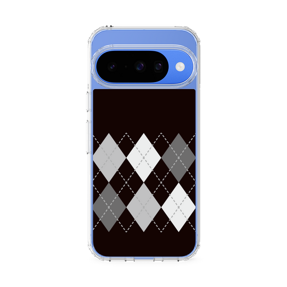 Slim Protection Case［ Nordic Argyle - Black ］