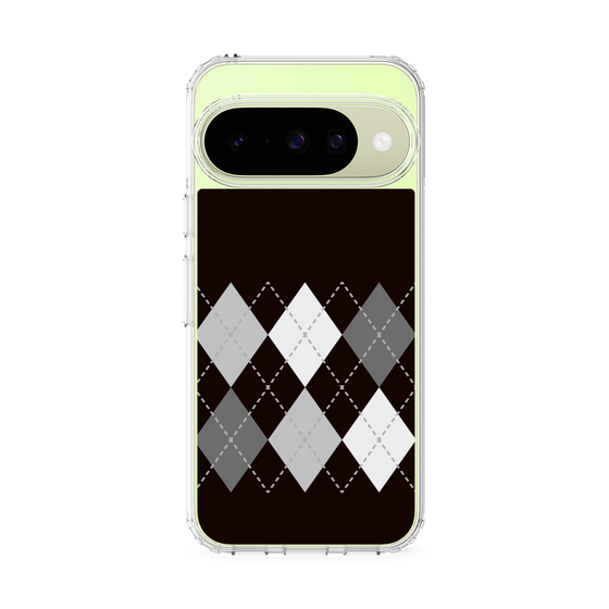 Slim Protection Case［ Nordic Argyle - Black ］