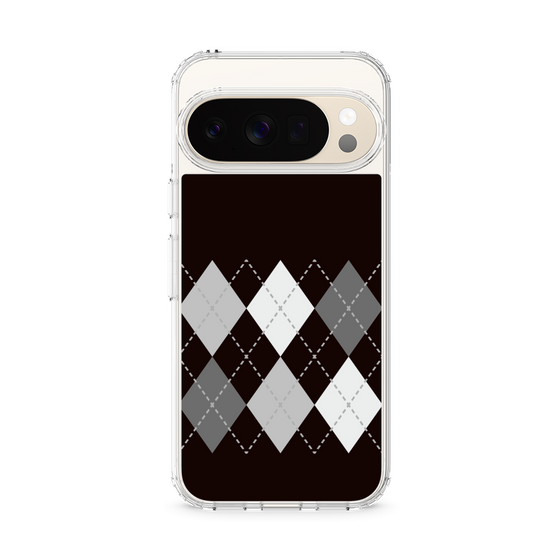 Slim Protection Case［ Nordic Argyle - Black ］