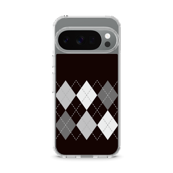 Slim Protection Case［ Nordic Argyle - Black ］