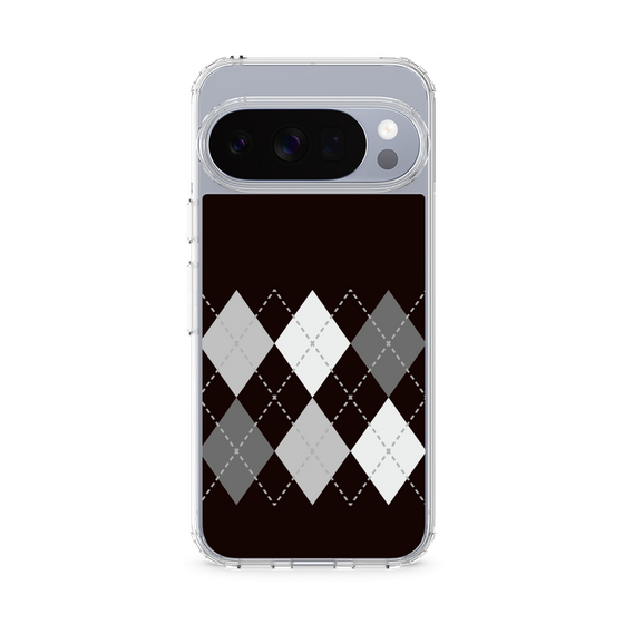 Slim Protection Case［ Nordic Argyle - Black ］