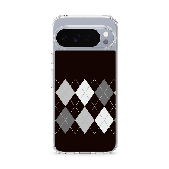 Slim Protection Case［ Nordic Argyle - Black ］