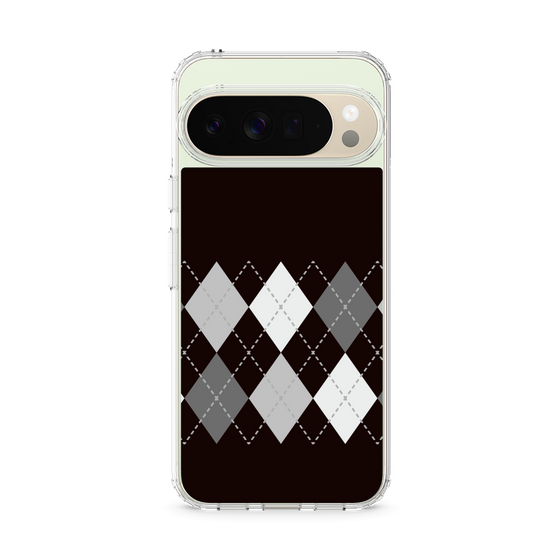 Slim Protection Case［ Nordic Argyle - Black ］