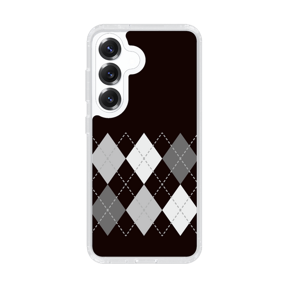 Slim Protection Case［ Nordic Argyle - Black ］