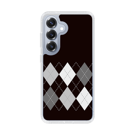 Slim Protection Case［ Nordic Argyle - Black ］