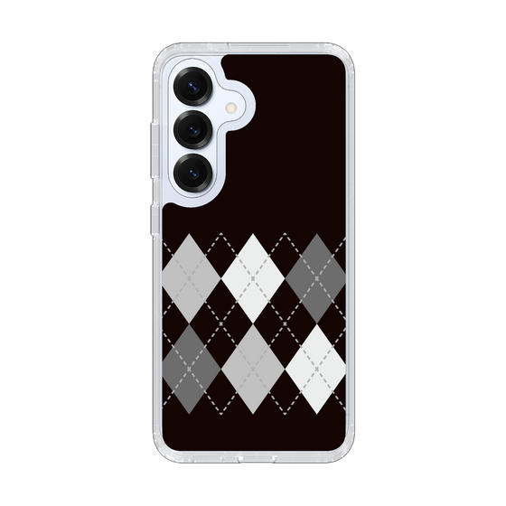 Slim Protection Case［ Nordic Argyle - Black ］