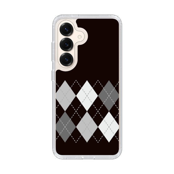 Slim Protection Case［ Nordic Argyle - Black ］