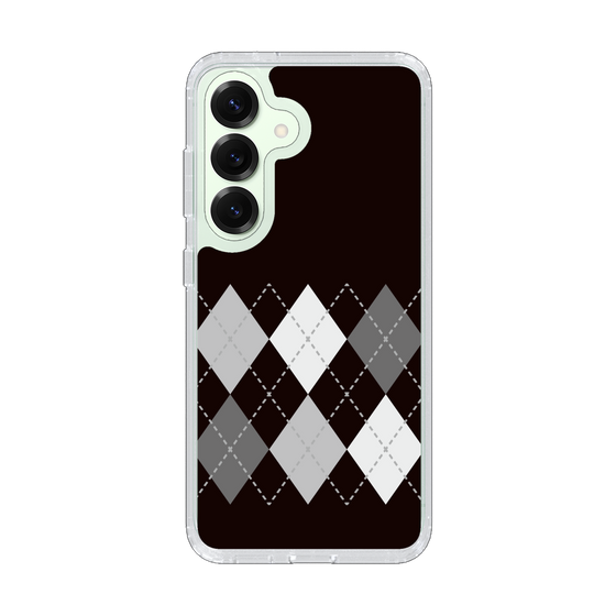 Slim Protection Case［ Nordic Argyle - Black ］
