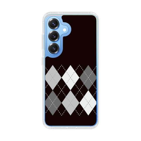 Slim Protection Case［ Nordic Argyle - Black ］