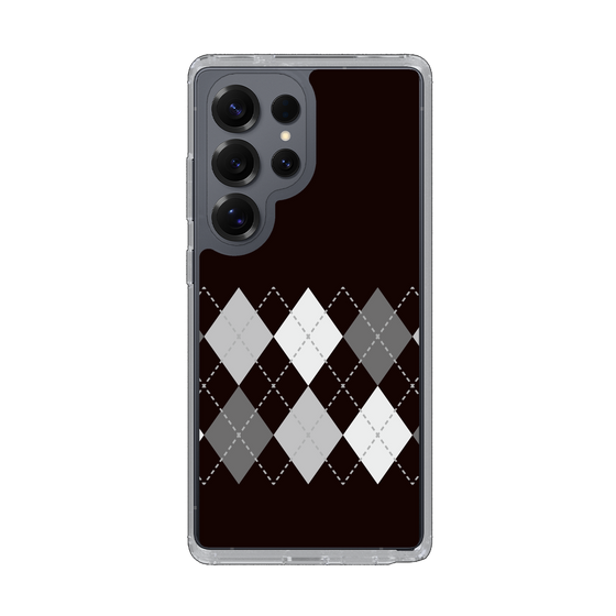 Slim Protection Case［ Nordic Argyle - Black ］