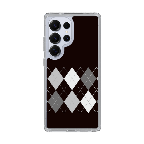 Slim Protection Case［ Nordic Argyle - Black ］