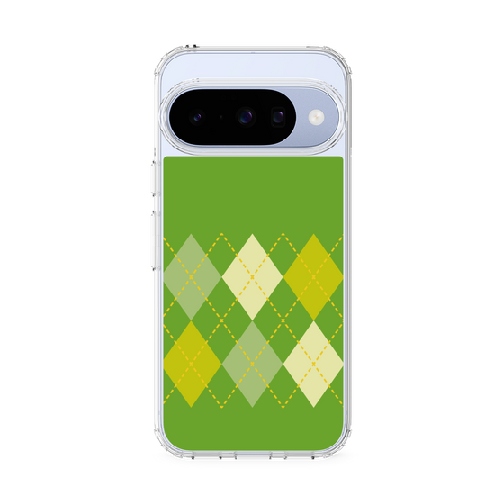 Slim Protection Case［ Nordic Argyle - Green ］