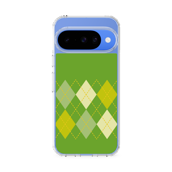 Slim Protection Case［ Nordic Argyle - Green ］