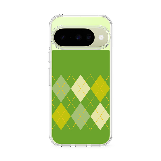 Slim Protection Case［ Nordic Argyle - Green ］