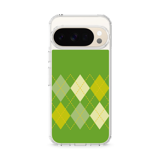 Slim Protection Case［ Nordic Argyle - Green ］