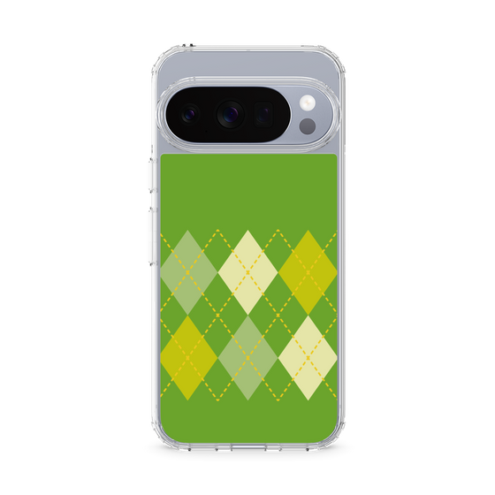 Slim Protection Case［ Nordic Argyle - Green ］