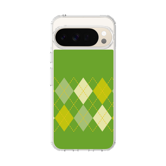 Slim Protection Case［ Nordic Argyle - Green ］