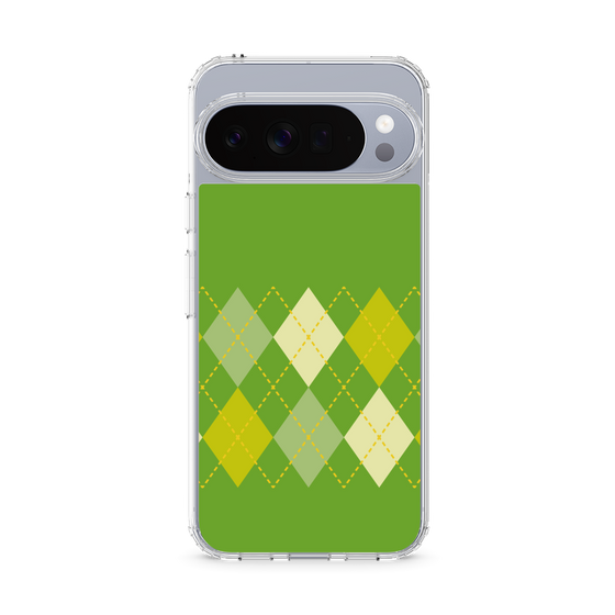 Slim Protection Case［ Nordic Argyle - Green ］