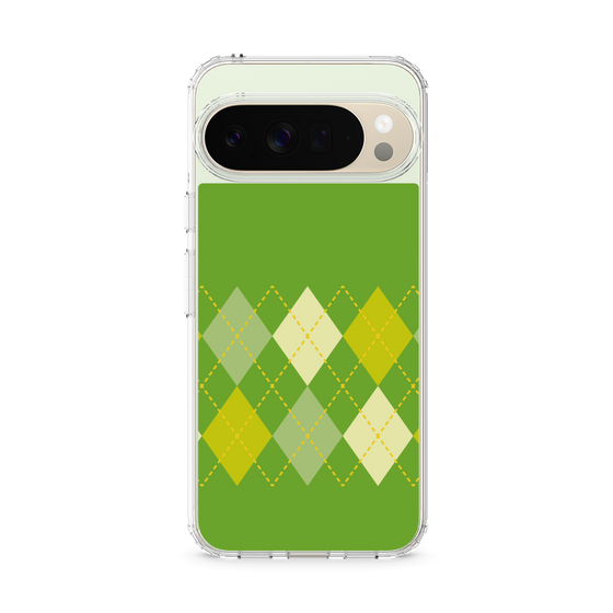 Slim Protection Case［ Nordic Argyle - Green ］