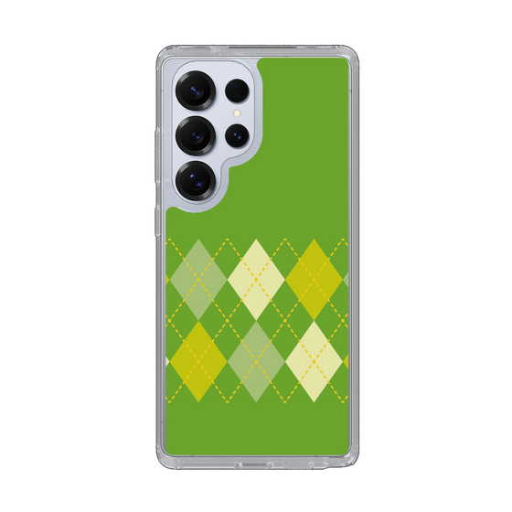 Slim Protection Case［ Nordic Argyle - Green ］