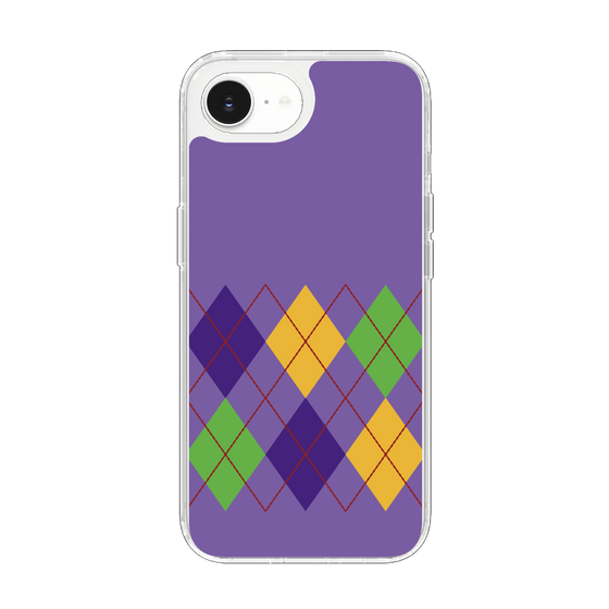 Slim Protection Case［ Nordic Argyle - Purple ］