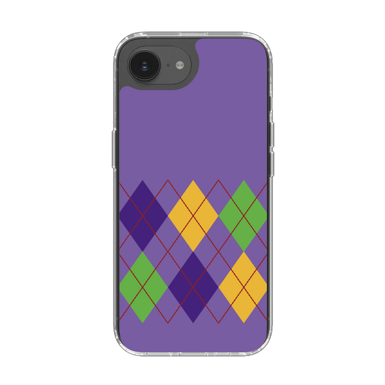 Slim Protection Case［ Nordic Argyle - Purple ］