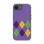 Slim Protection Case［ Nordic Argyle - Purple ］