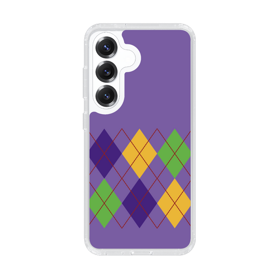 Slim Protection Case［ Nordic Argyle - Purple ］