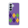 Slim Protection Case［ Nordic Argyle - Purple ］