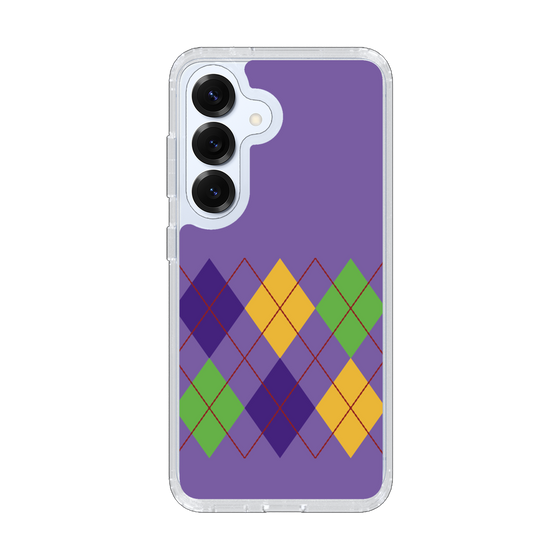 Slim Protection Case［ Nordic Argyle - Purple ］