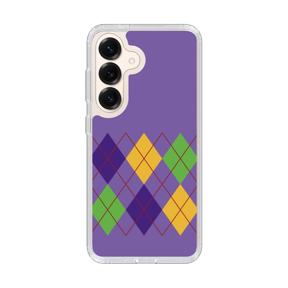 Slim Protection Case［ Nordic Argyle - Purple ］