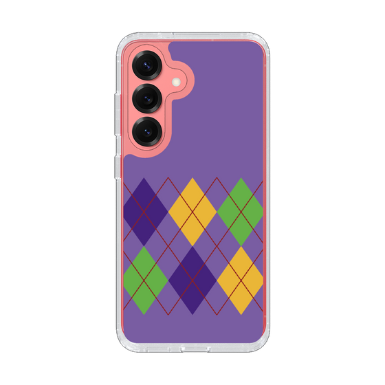 Slim Protection Case［ Nordic Argyle - Purple ］