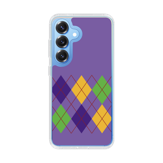 Slim Protection Case［ Nordic Argyle - Purple ］