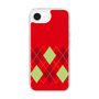 Slim Protection Case［ Nordic Argyle - Red ］