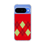 Slim Protection Case［ Nordic Argyle - Red ］