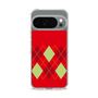 Slim Protection Case［ Nordic Argyle - Red ］